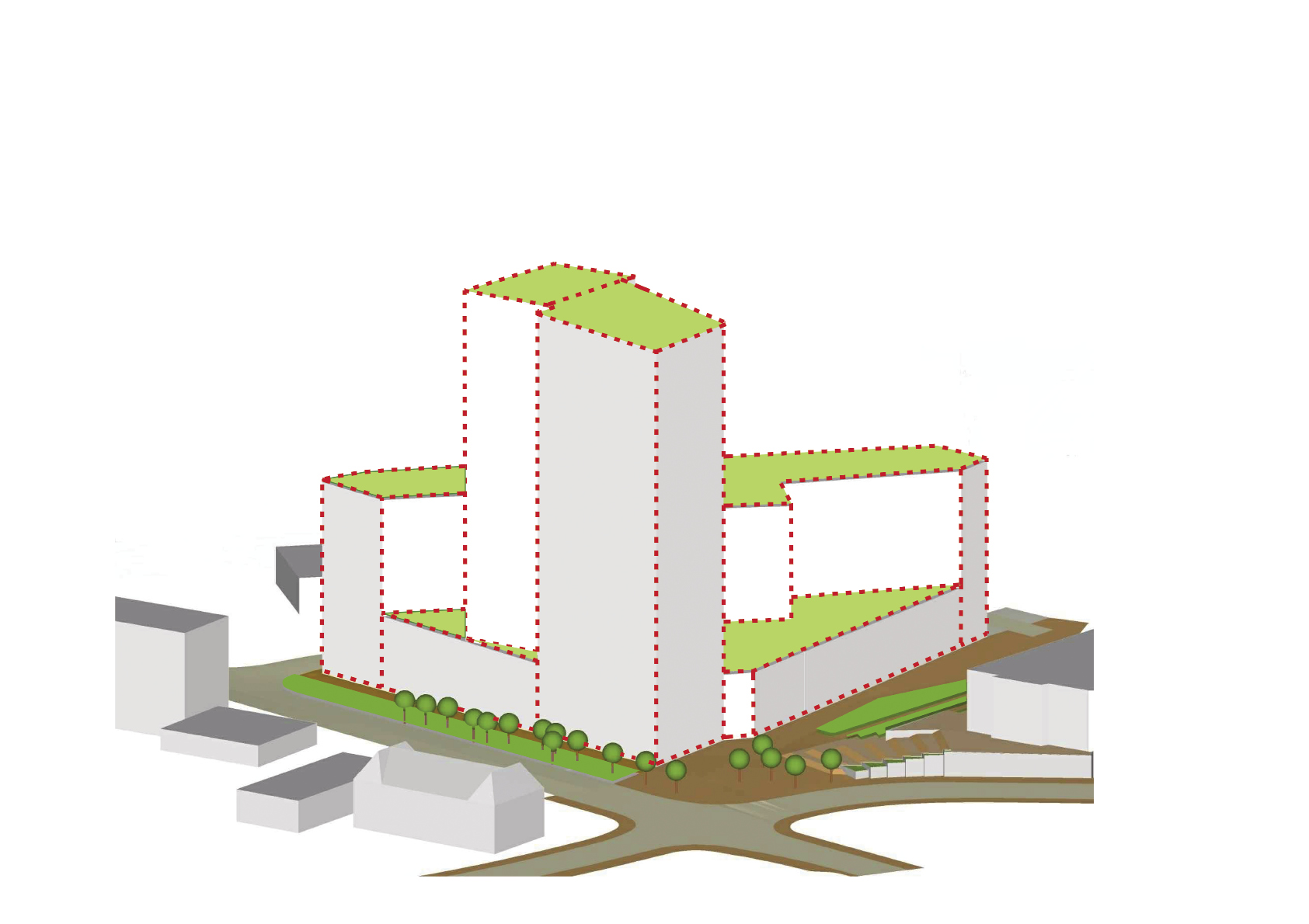 P.A.P. ”Entrée en ville – Tower“, Differdange MO : BPI REAL ESTATE Luxembourg S.A. best ingénieurs-conseils