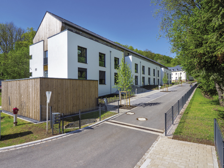Construction d‘une maison d‘accueil pour 93 réfugiés à Tandel (2016-2018) photo Chris Schuff BUREAU D’ARCHITECTURE JO LORANG