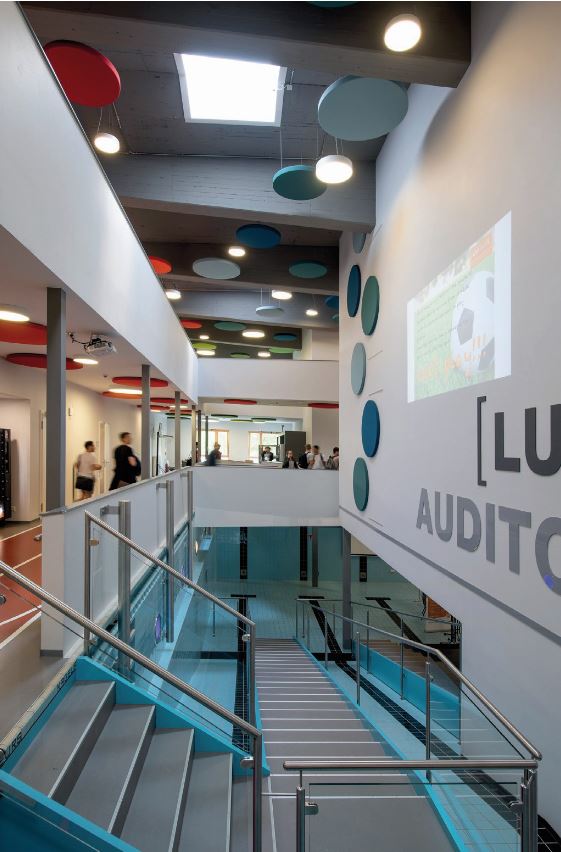 Université du sport, Differdange © Marc Detiffe ASSAR UNIVERSUM ARCHITECTS S.A.