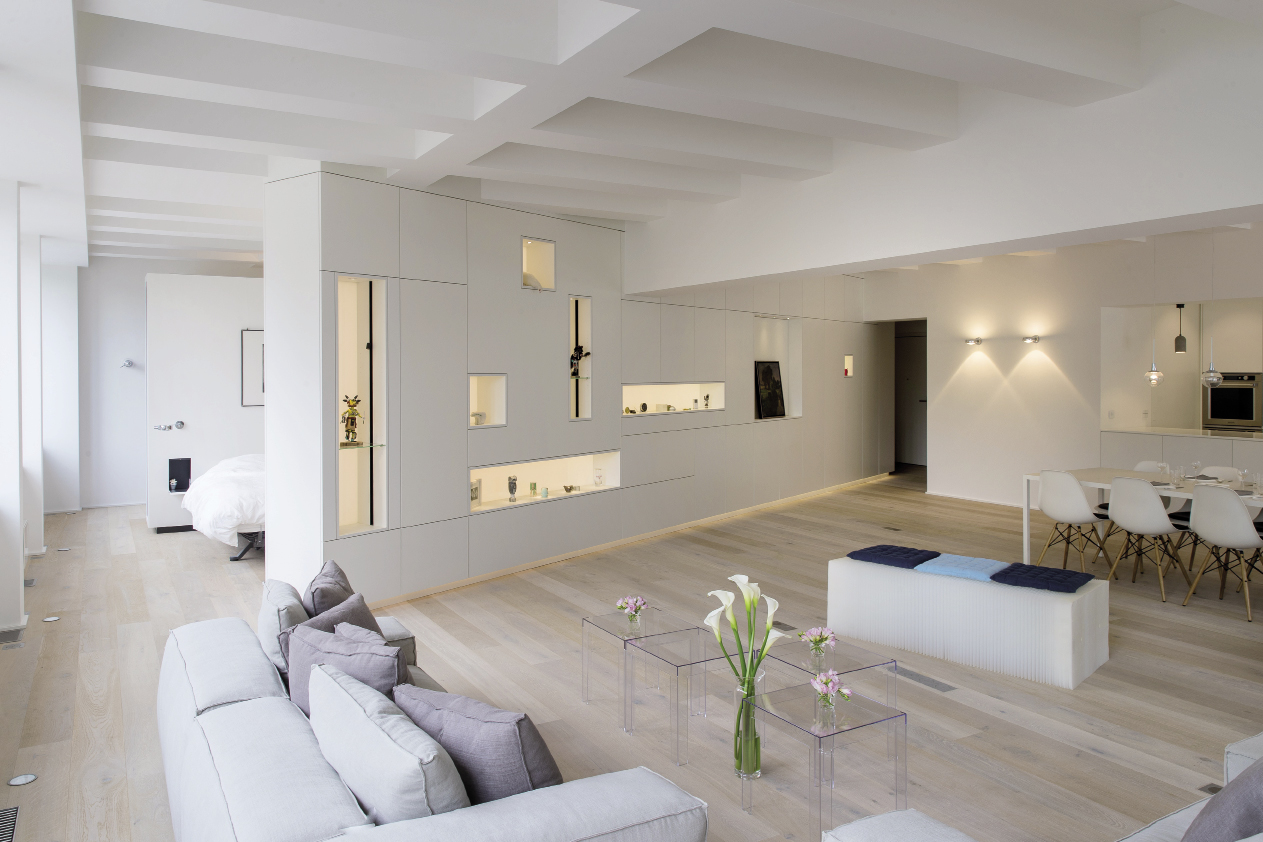 Aménagement intérieur d’un Loft © Laurent Blum XXA ARCHITECTURE S.à R.L.