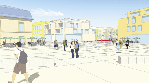 Neue Mitte in Strassen Aménagement du centre d‘équipements publics entre la route d‘Arlon et la N34 Consultation rémunérée (3 équipes d’urbanistes) pour le compte de l’administration communale de Strassen PACT S.à R.L. BUREAU D’ÉTUDES EN AMÉNAGEMENT DU TERRITOIRE ET URBANISME