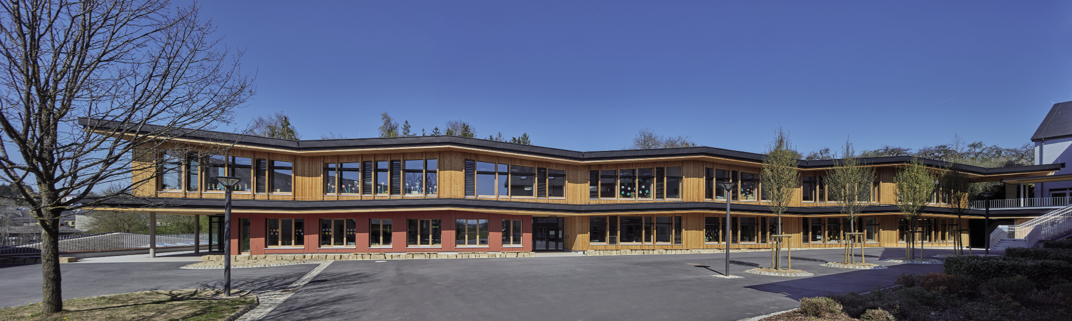 Ecole Fondamentale «Renert» Berbourg 1 2 3 4 5 photos : © LUKAS HUNEKE PHOTOGRAPHY ROMAIN SCHMIZ ARCHITECTES & URBANISTES