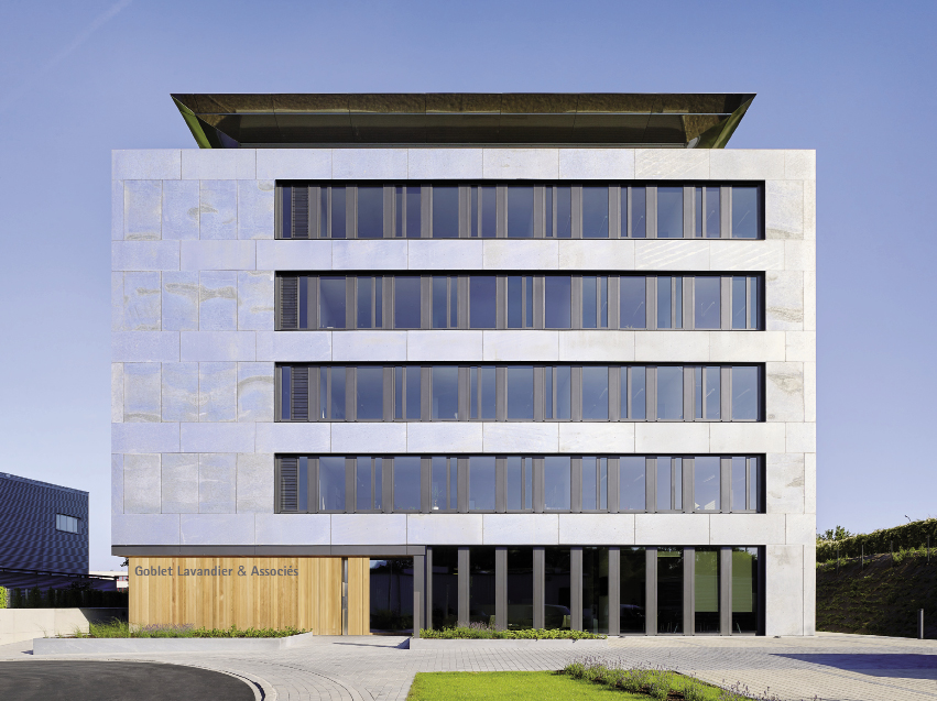 Bâtiment de bureaux Goblet Lavandier & Associés Ingénieurs-Conseils à Niederanven Architecte: Christian Bauer & Associés Architectes S.A. Maître d’ouvrage: Golav Immo S.A. GOBLET LAVANDIER & ASSOCIéS INGéNIEURS-CONSEILS S.A.