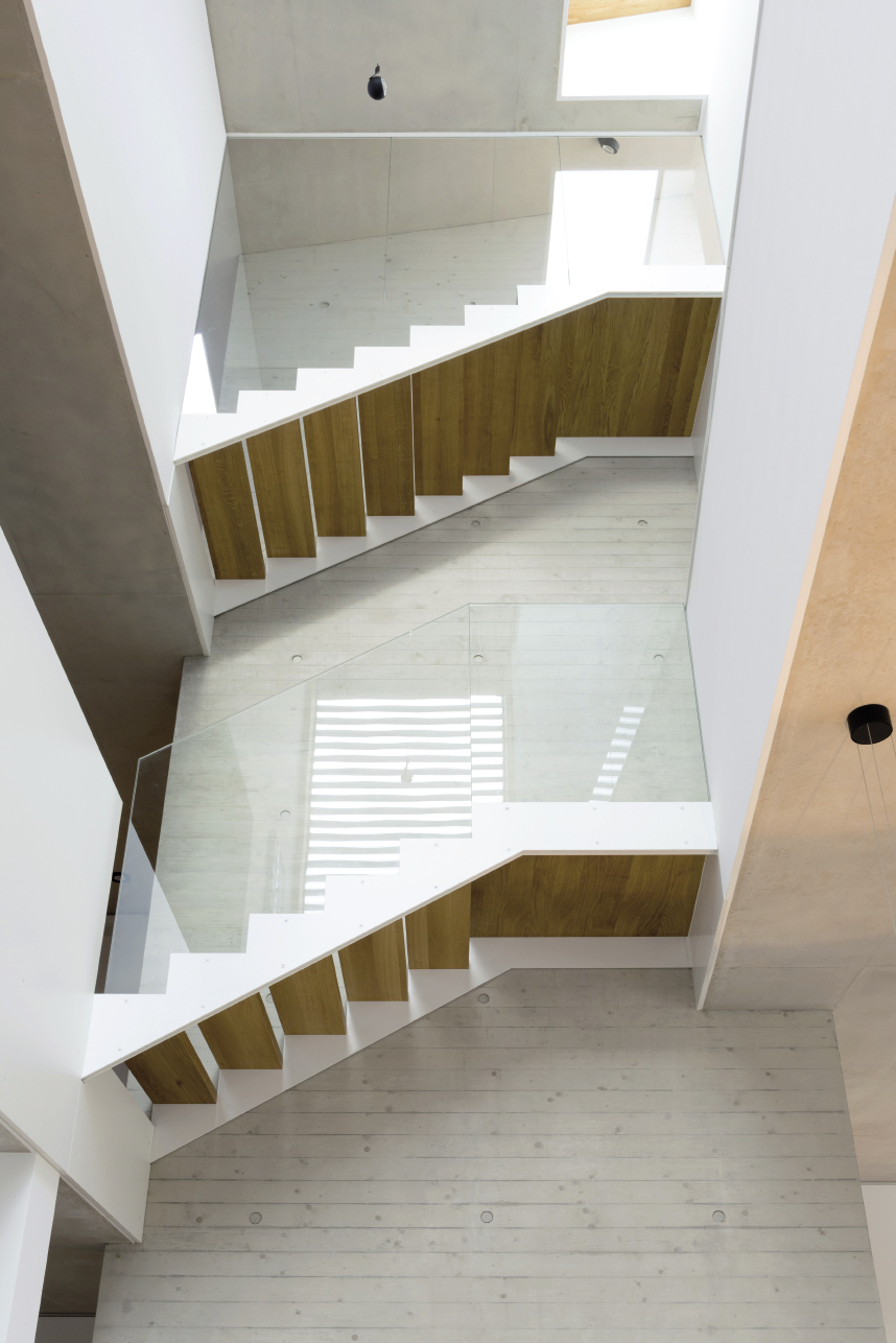 Atrium, maison privée à Oberanven G + P MULLER ARCHITECTES S.à R.L.