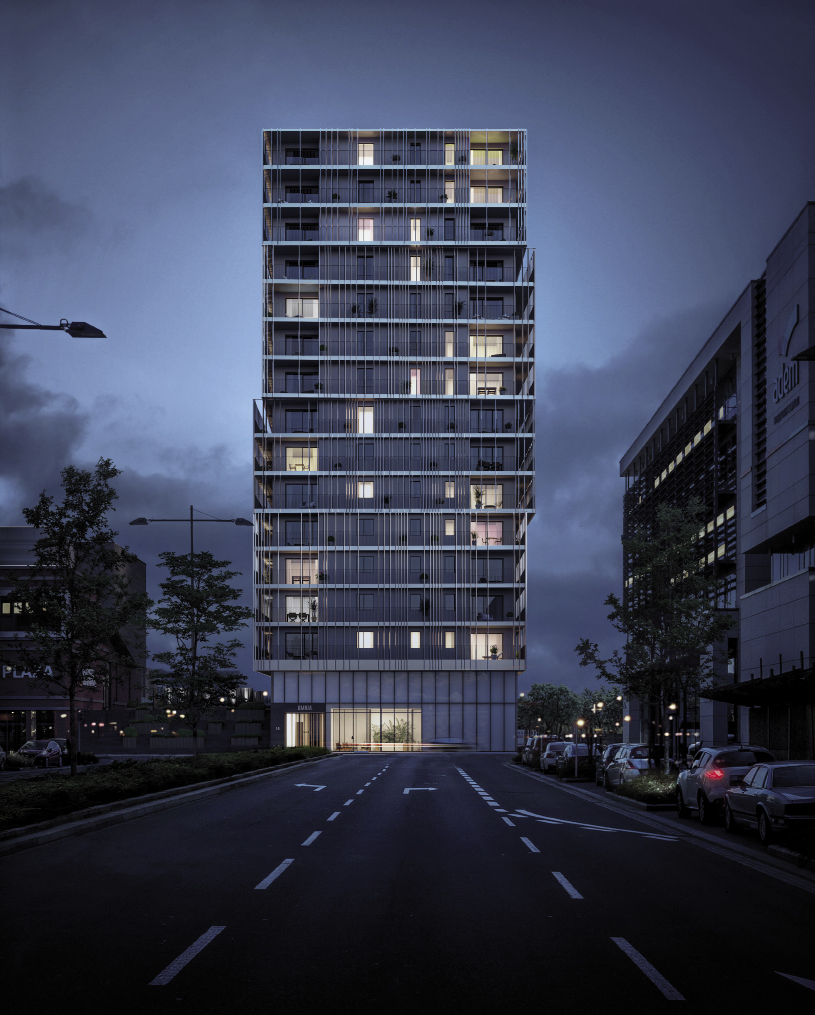 OMNIA – Construction d’une tour mixte MORENO ARCHITECTURE ET ASSOCIéS S.à R.L.