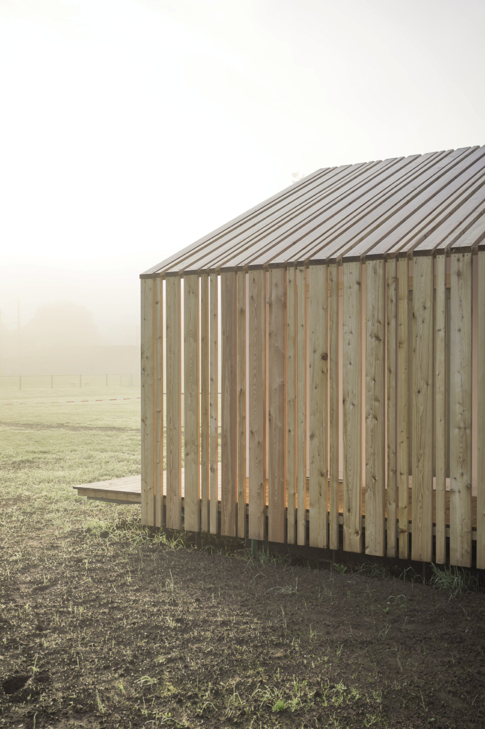 LOT vestiaire de tennis à Lorentzweiler photos: © gap_architectes s.à r.l., Paul Schanen GAP_ARCHITECTES S.à R.L.