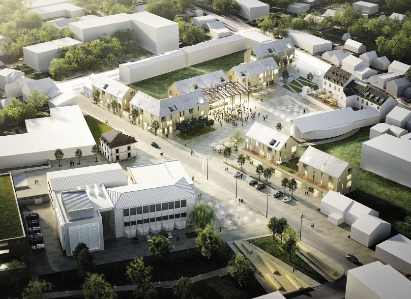 Masterplan centre de Strassen (L) Maître d’ouvrage: Administration communale de Strassen WW+ ARCHITEKTUR + MANAGEMENT S.à R.L.