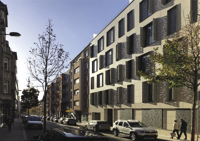 Lumen, vue de la rue Photo: © DHa&u DIANE HEIREND ARCHITECTES S.à R.L.