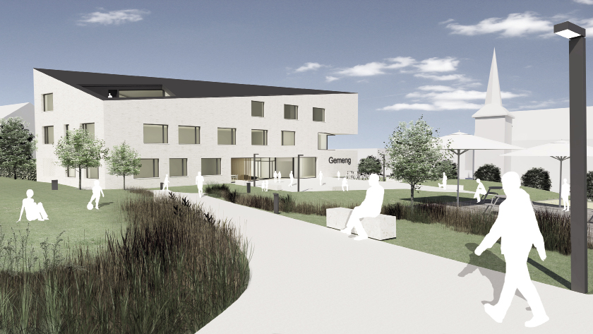 Concours Mairie Frisange en association avec Besch da Costa Architectes SIEGLE-CHRISTOPHORY ARCHITECTES S.à R.L.