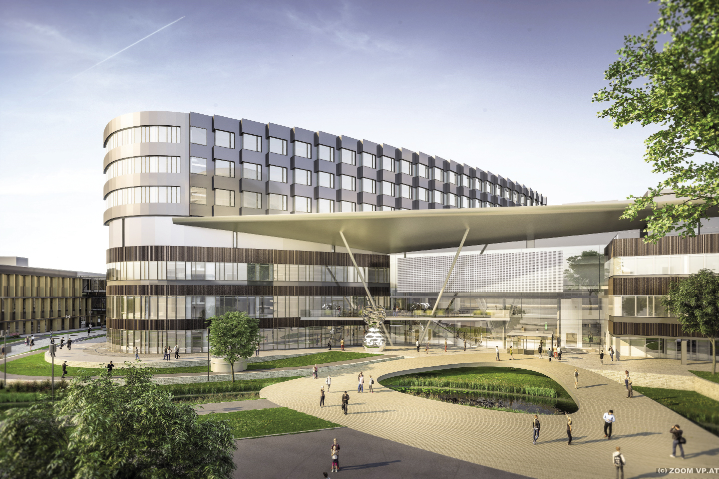 Südspidol à Esch-sur-Alzette (simulation Health Team Europe) ENERGIE ET ENVIRONNEMENT S.A.