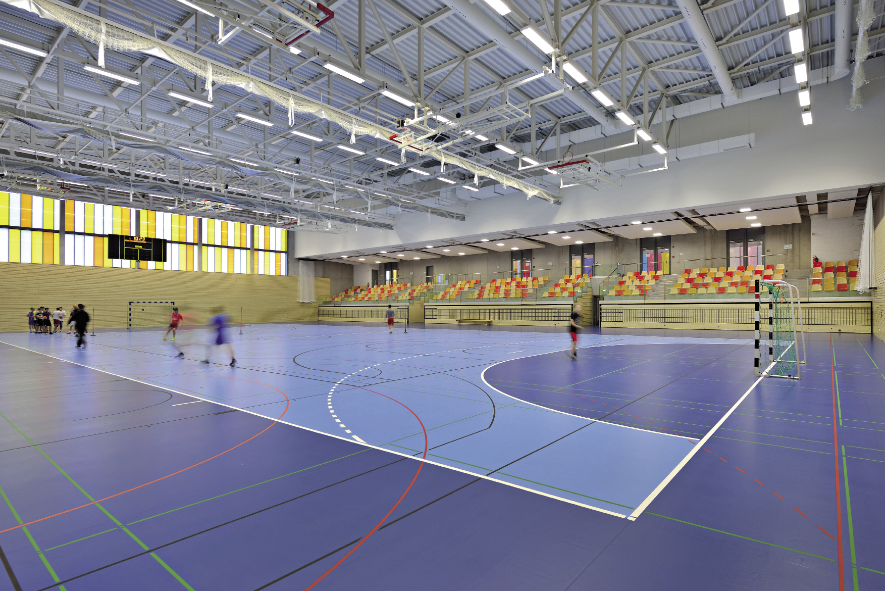 Centre sportif René Hartmann à Dudelange Architecte: Beng Architectes Associés S.A. Maître d’ouvrage: Administration Communale de la Ville de Dudelange GOBLET LAVANDIER & ASSOCIéS INGéNIEURS-CONSEILS S.A.