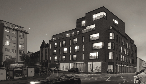 Immeuble mixte Place Saints Pierre et Paul, Luxembourg M3 Architectes s.a.