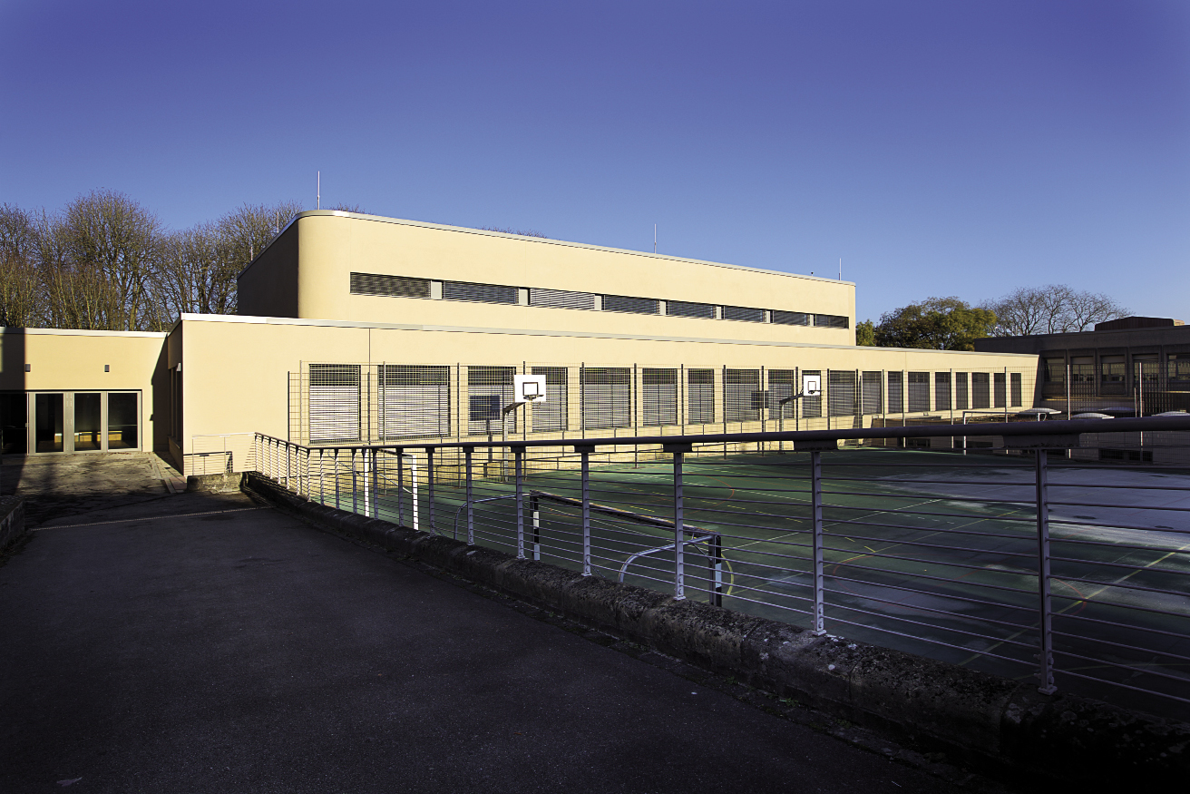 Rénovation partielle du Lycée R. Schuman à Luxembourg (2015-2018) photo Massimo Gherardi BUREAU D’ARCHITECTURE JO LORANG