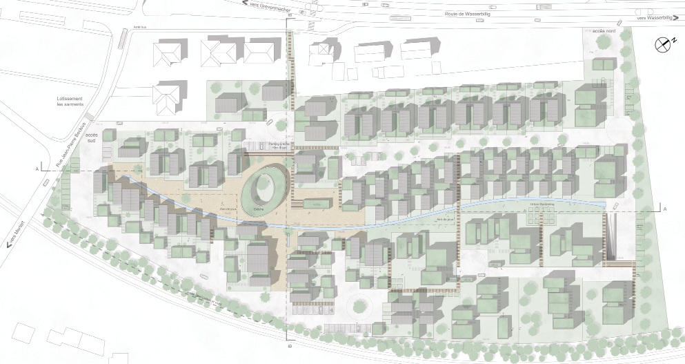 Concours Bergfeld à Mertert BUREAU D’ARCHITECTURE WEB S.à R.L.