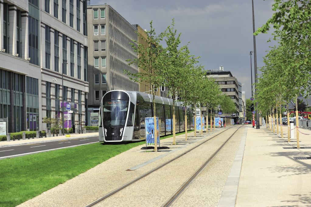 Ligne de Tramway entre Kirchberg et Gare centrale LUXPLAN S.A.