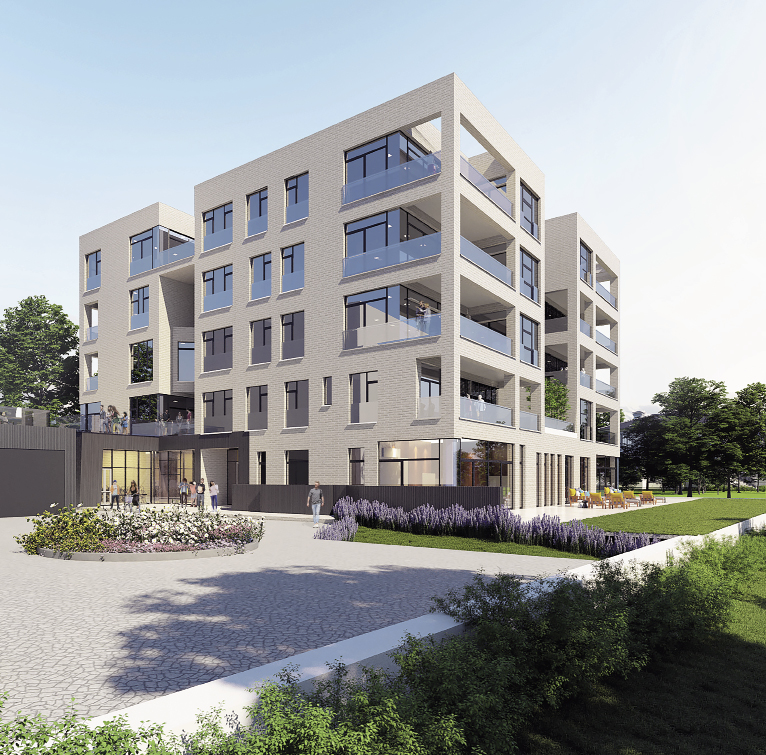 Work in Progress. Transformation of a bank into a residential building, Luxembourg. SIDESHORE ARCHITECTURE S.à R.L.