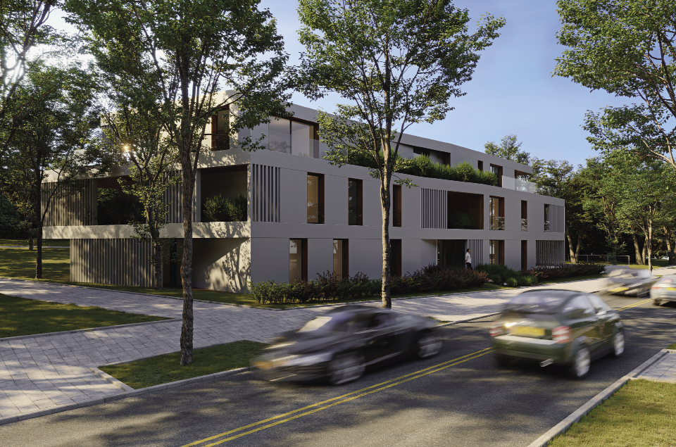 concours pour immeuble résidentiel à Strassen iPLAN BY MARC GUBBINI ARCHITECTES S.A.