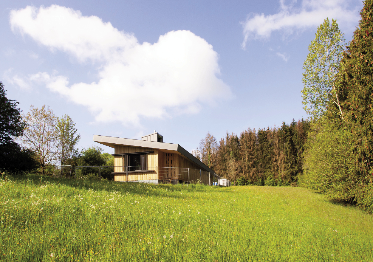 Construction du Centre de Triage Forestier à Wormeldange pour l’Administration de la Nature et des Forêts Administration des Bâtiments Publics PAUL MAJERUS ARCHITECTE S.A.