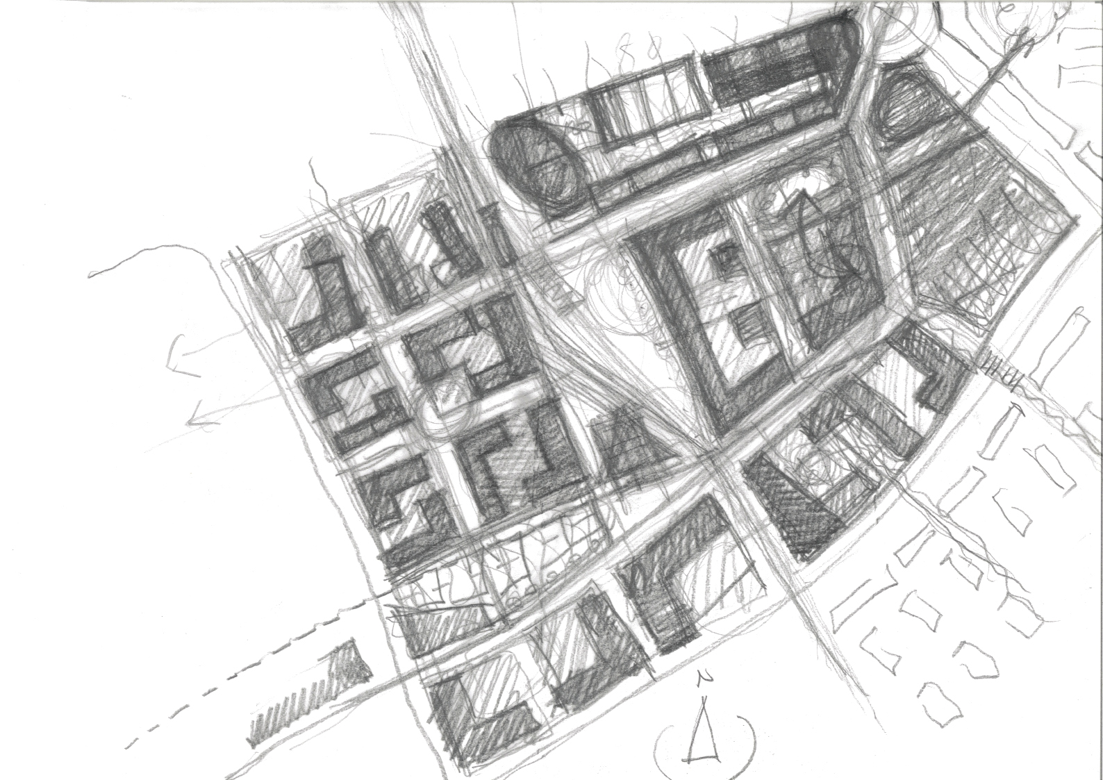 Etude Urbaine pour le quartier Langfuur, Luxembourg, Kirchberg STEINMETZDEMEYER ARCHITECTES URBANISTES S.à R.L.